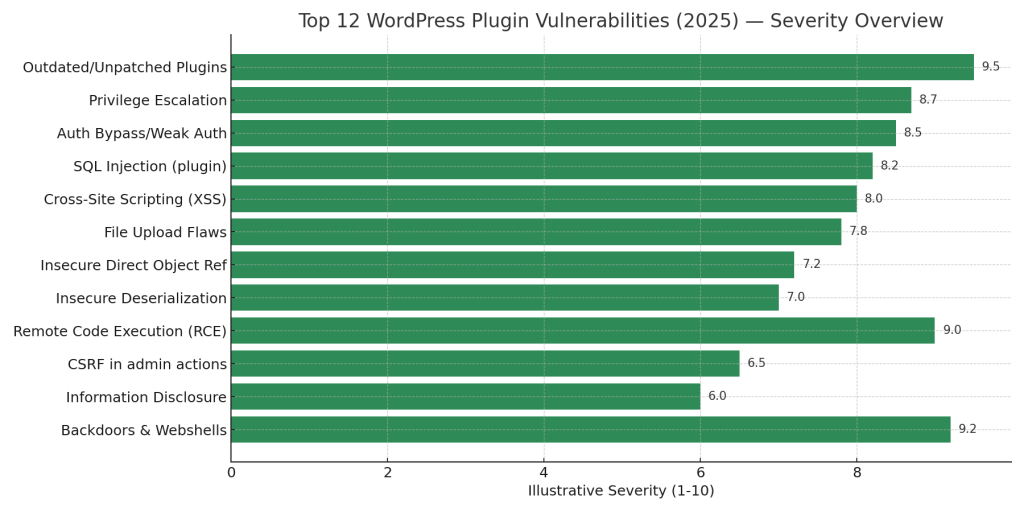 Top 12 WordPress Plugin Vulnerabilities of 2025 — How to Detect and Fix ...